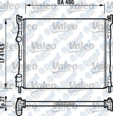VALEO 732737 Su Radyatoru Renault Clio Ii 1.5dci 06-
